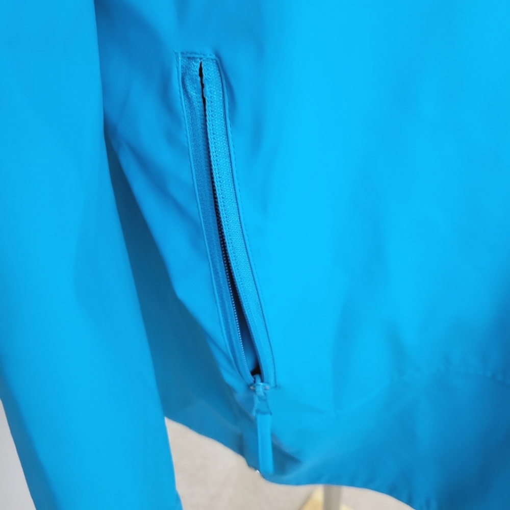 ROAMAN'S Light Blue Hooded Rain Coats 22/24 1X NWOT - Picture 11 of 11